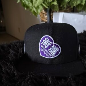 OGK Kandyhouse Black and Purple Hat